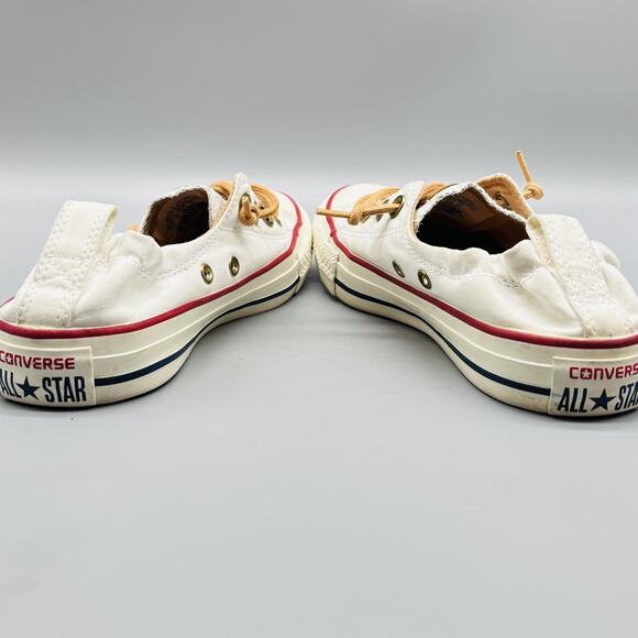Converse Shoes Women 6 White Tan Chuck Taylor All Star Shoreline Slip On Sneaker - Picture 7 of 10